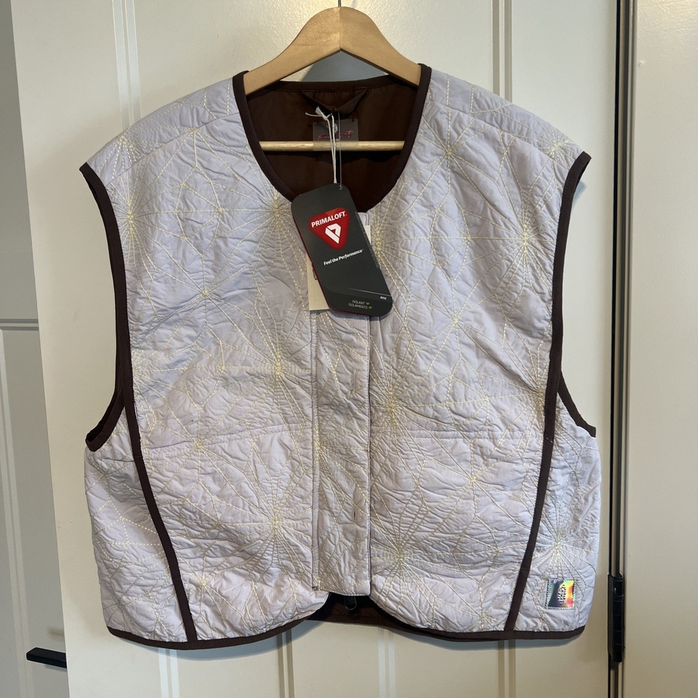 Free People Movement Kacie Embroidered Quilted Reversible Lined Vest NWT Medium
